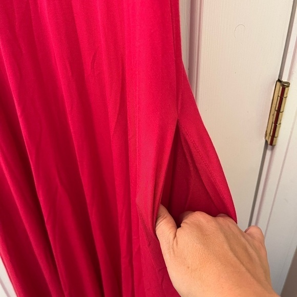 KiraGrace MIDI Fit and Flare Yoga Dress Rose Pink Size Medium New with Tags - Picture 8 of 8